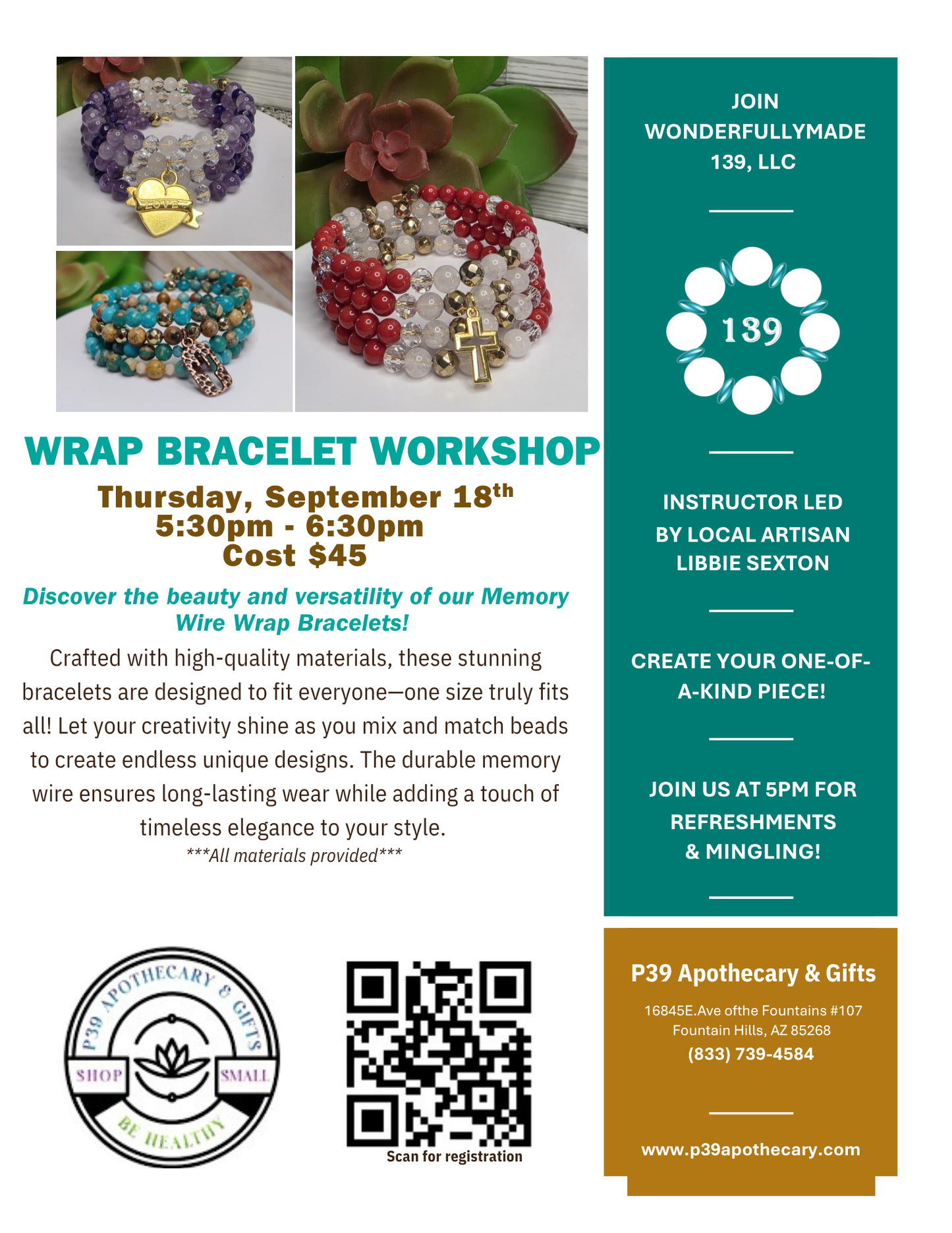 Workshop - Create a Wrap Bracelet