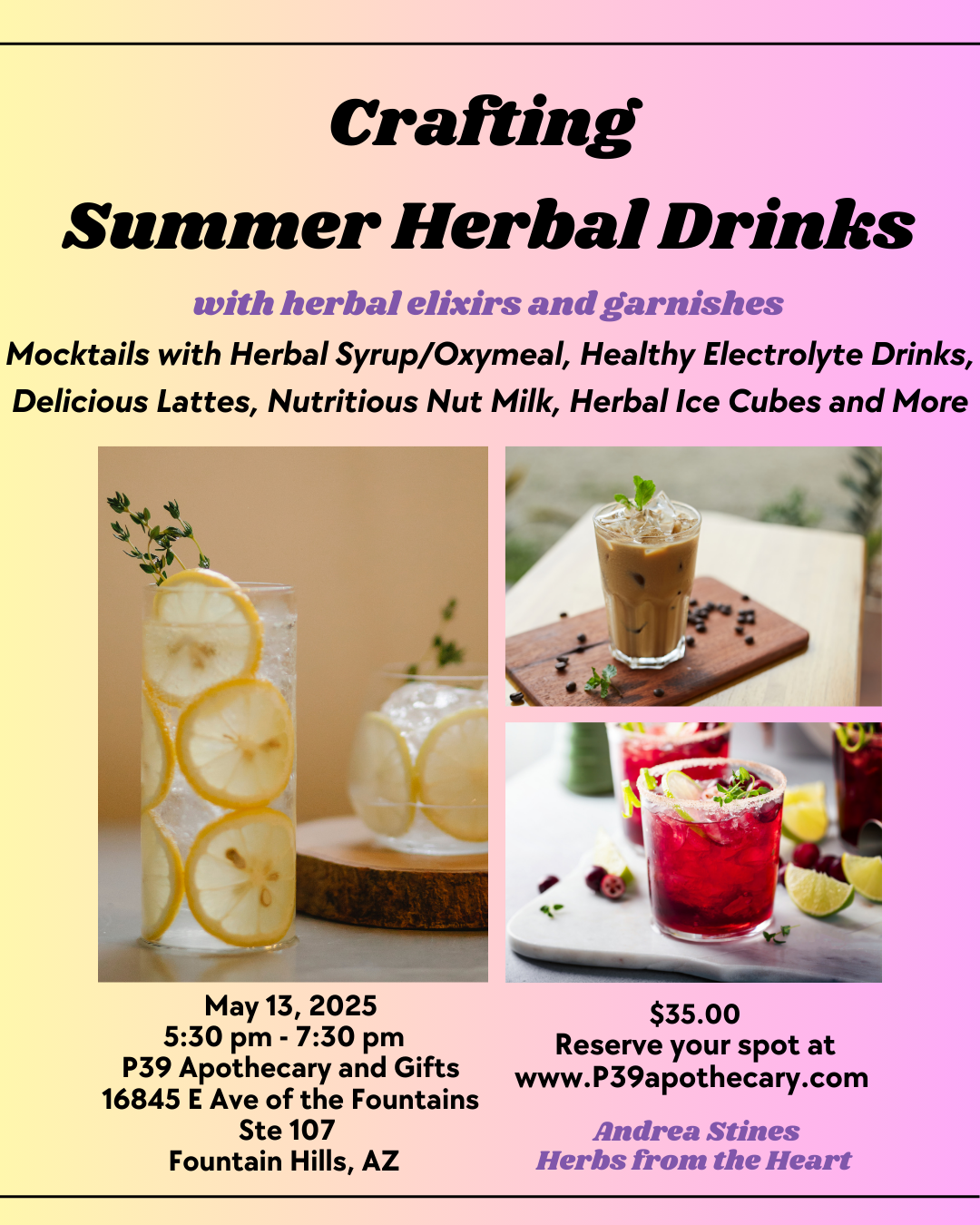 Workshop - Herbs From The Heart