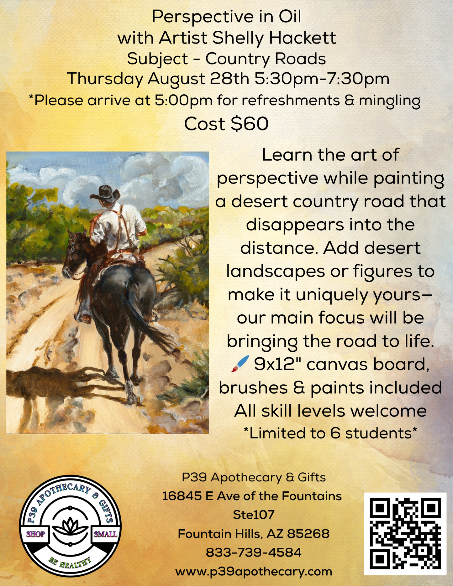 Workshop - Oil Painting with Shelly Hackett