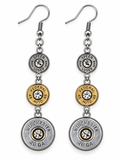 Wonderfullymade - Bullet Slice Dangle Earrings