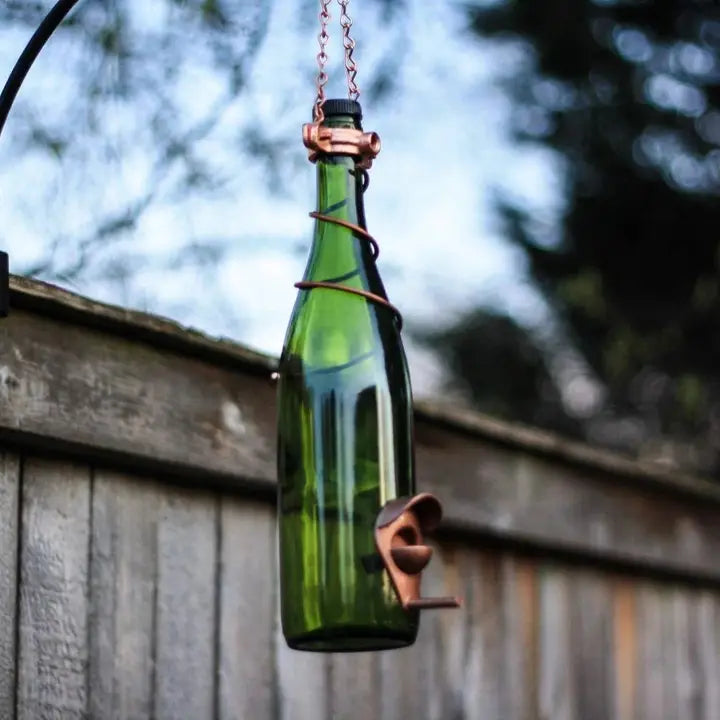 Blue Ridge Mountain Gifts - Glass Bottle Bird Feeders