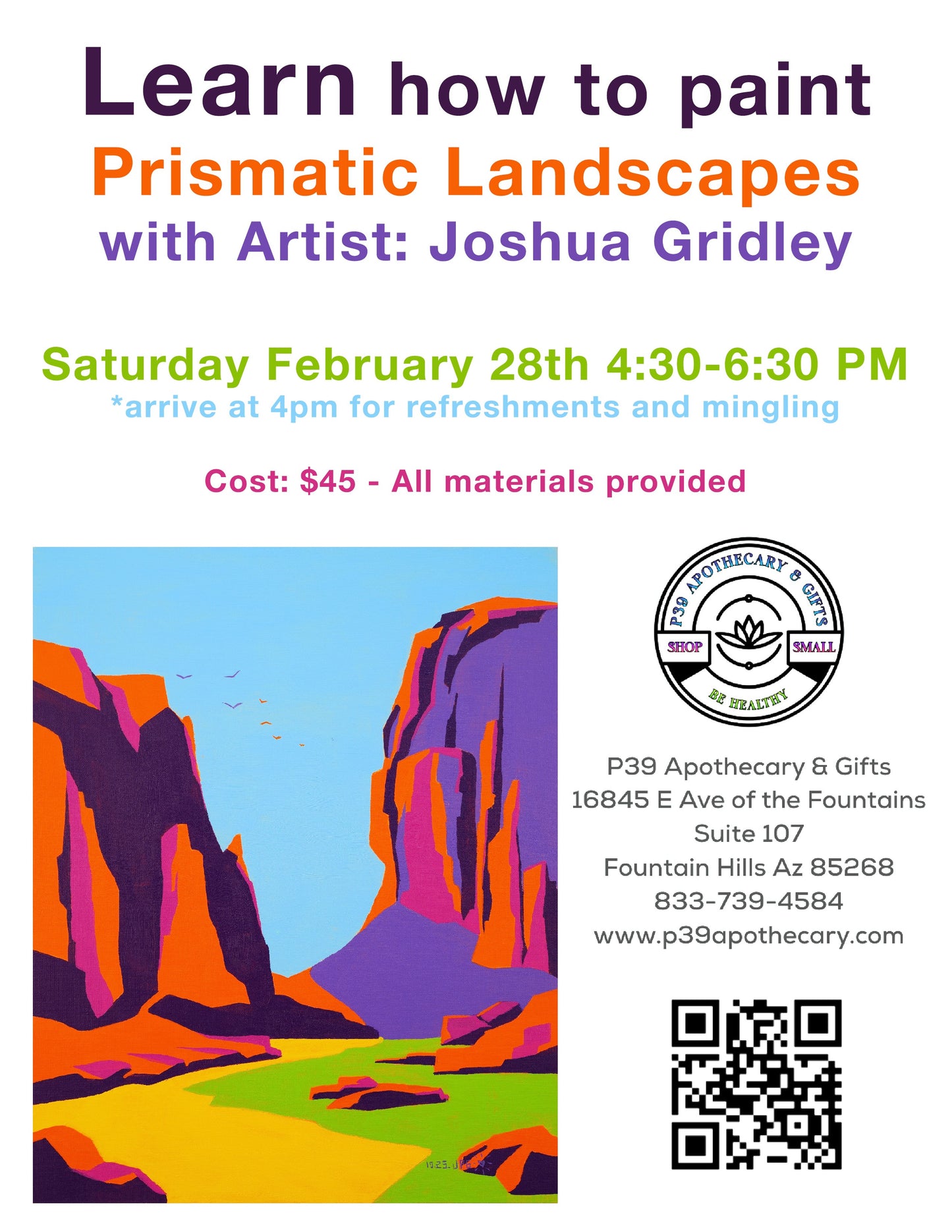 Workshop - Prismatic Landscapes with Artist: Joshua Gridley