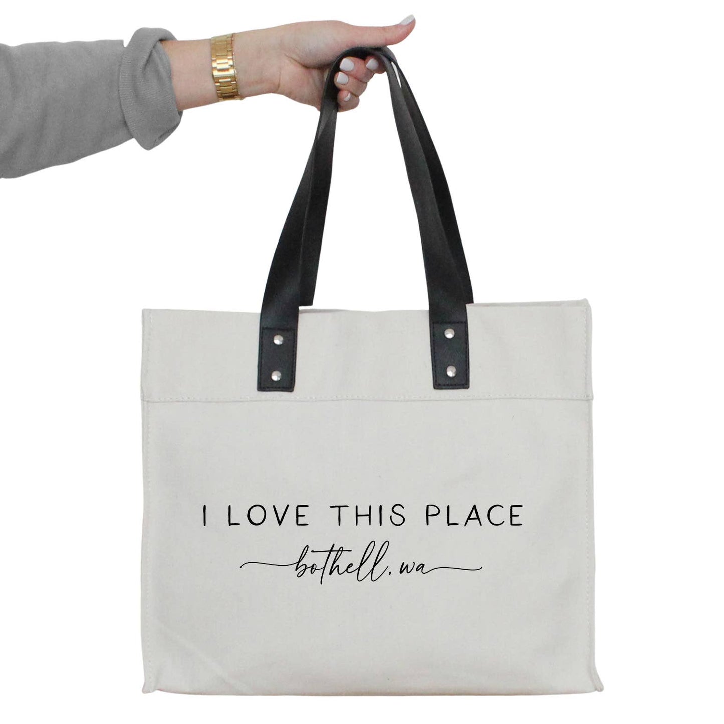 Porter Lane Home - Tote Bags I Love This Place
