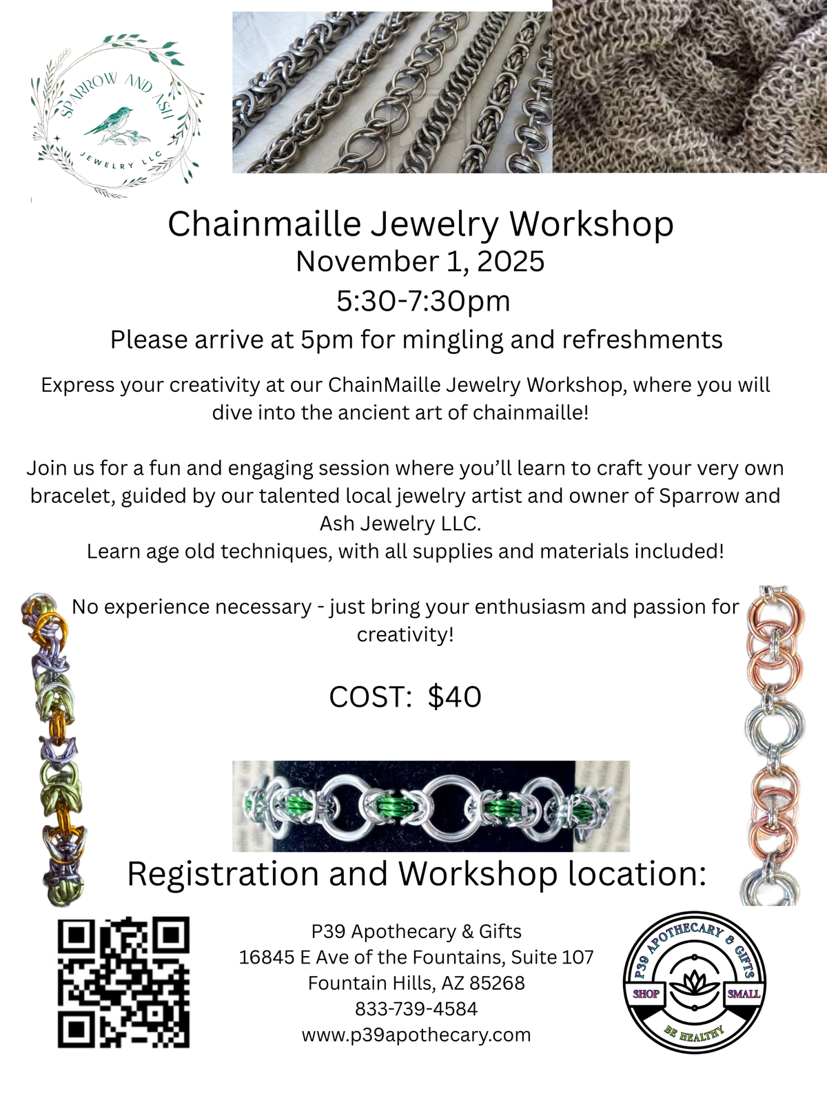 Workshop - Chainmaille Jewelry