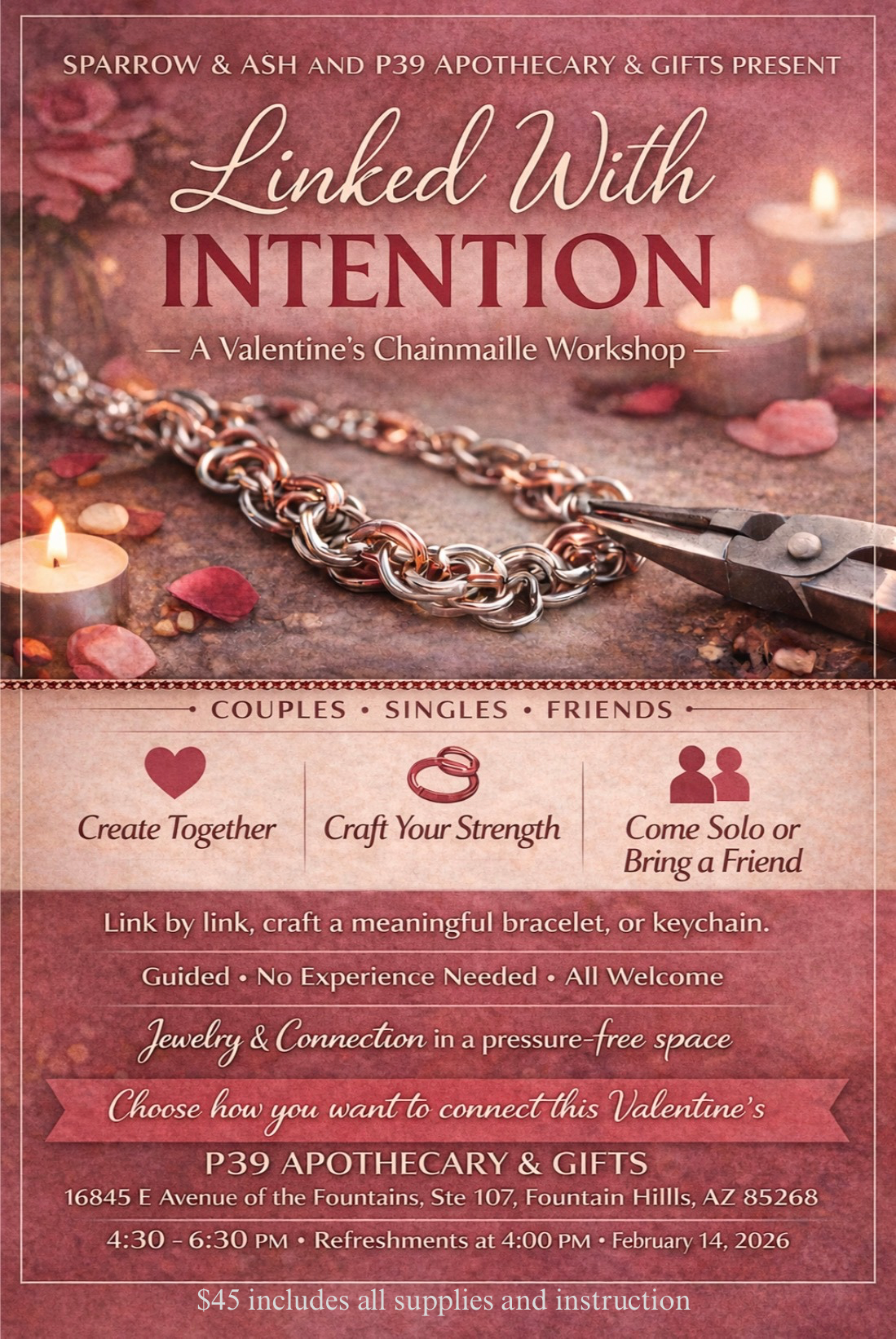 Workshop - Valentines Chainmaille Jewelry